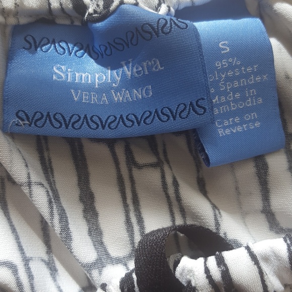 Simply Vera Wang Black & White Skirt - Picture 4 of 4